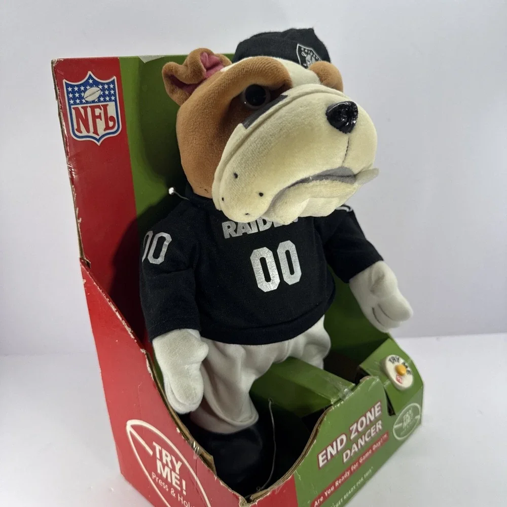 VINTAGE ✨Gemmy ✨Raiders NFL‎ ✨Endzone Dancer Dog✨ 2004✨Extremely Rare✨HTF